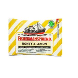 Cek Halal Fishermans Friend Kembang Gula Rasa Lemon (Lemon Flavour Lozenges)