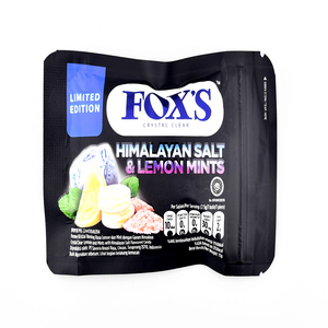 Cek Halal Foxs Permen Kristal Bening Rasa Lemon Dan Mint Dengan Garam Himalaya