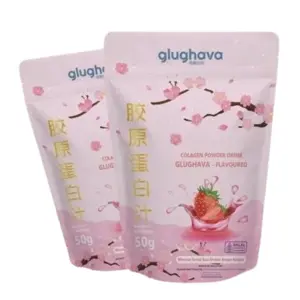 Cek Halal Glughava Minuman Serbuk Rasa Stroberi Dengan Kolagen