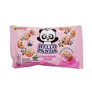 Cek Halal Hello Panda Biskuit Isi Krim Stroberi