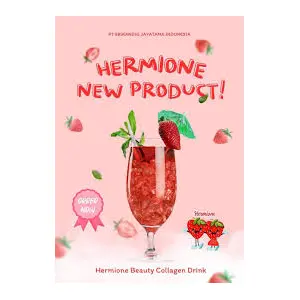 Cek Halal Hermione Minuman Serbuk Rasa Stroberi