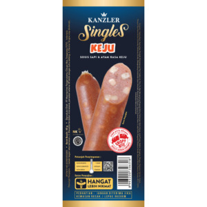 Cek Halal Kanzler Singles Sosis Sapi Dan Ayam Rasa Keju