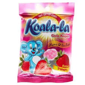 Cek Halal Koala La Gula Kapas Rasa Stroberi