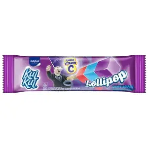 Cek Halal Kul Kul Lollipop Es Stik Rasa Anggur, Blueberry, Stroberi