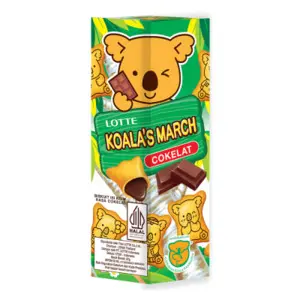 Cek Halal Lotte - Koalas March Biskuit Isi Krim Rasa Cokelat