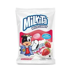 Cek Halal Milkita Permen Susu Lollipop Rasa Stroberi