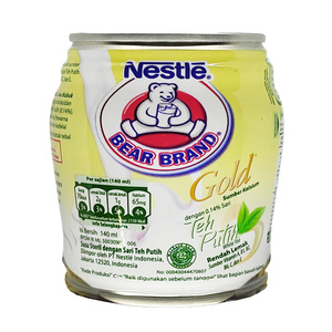 Nestle Bear Brand Gold Susu Steril Dengan Sari Teh Putih