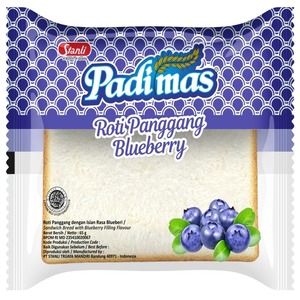 Cek Halal Padimas Roti Panggang Dengan Isian Rasa Blueberi