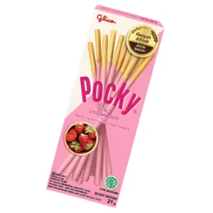 Cek Halal Pocky Biskuit Stik Bersalut Krim Rasa Mawar