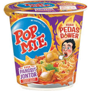 Cek Halal Pop Mie Mi Instan Cup Kuah Pedas Dower Rasa Pangsit Jontor