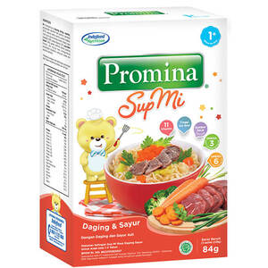 Cek Halal Promina Makanan Selingan Sup Mi Rasa Daging Sayur Untuk Anak Usia 1-3 Tahun