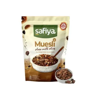 Cek Halal Safiya Muesli Dengan Cokelat, Susu Dan Biji Chia