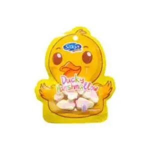 Cek Halal Silkys Marshmallow Bentuk Bebek Rasa Yogurt Jeruk