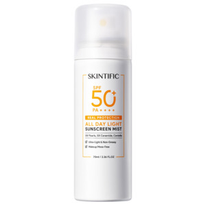 Cek Halal Skintific All Day Light Sunscreen Mist Spf50+ Pa++++