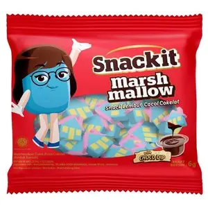 Cek Halal Snackit Marshmallow Colek Pasta Cokelat (Bentuk Rumah)
