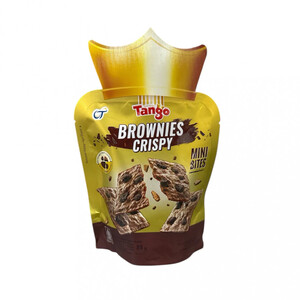 Cek Halal Tango Kukis Brownies Krispi Cokelat Dengan Butiran Cokelat (Choco Chips) Dan Remahan Kukis