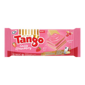 Cek Halal Tango Wafer Rasa Stroberi