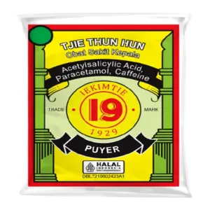 Cek Halal Tjie Thun Hun Obat Sakit Kepala Cap 19