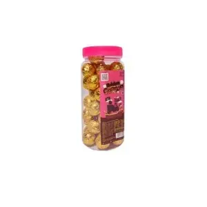 Cek Halal Toki1 - Golden Cannon Cokelat Compound Bentuk Bola Rasa Stroberi