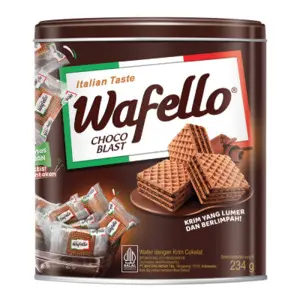 Cek Halal Wafello Wafer Dengan Krim Cokelat
