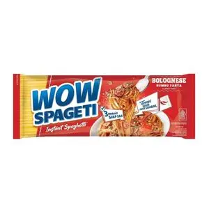 Cek Halal Wow Spaghetti (Pasta Instan Rasa Sosis Gurih Bolognese)