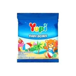 Cek Halal Yupi Baby Bears Kembang Gula Lunak Jeli Aneka Rasa (Stroberi, Nanas, Blackcurrant, Leci, Tutti Fruity)