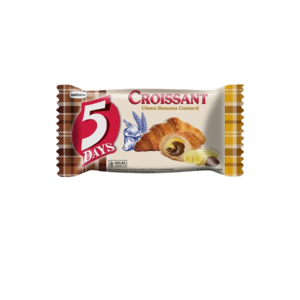 Cek Halal 5 Days Roti Croissant Isi Selai Pisang & Cokelat (Choco Banana Custard) BPOM