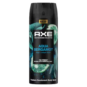 Cek Halal Axe Aqua Bergamot Premium Deodorant Body Spray BPOM