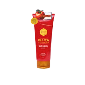 Cek Halal Body White Gluta Collagen Bright & Glow Body Tone Up Serum