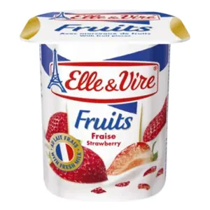 Cek Halal Elle & Vire Makanan Pencuci Mulut Berbahan Dasar Susu Dengan Buah Stroberi