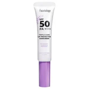 Cek Halal Facetology Triple Care Lip Protector Sunscreen Unflavored BPOM