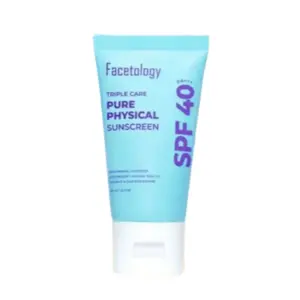 Cek Halal Facetology Triple Care Pure Physical Sunscreen Spf 40 Pa +++ BPOM