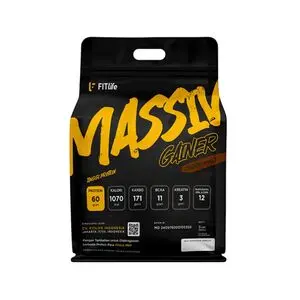 Cek Halal Fitlife - Massiv Gainer Pangan Tambahan Untuk Olahragawan Berbasis Protein Rasa Choco Malt BPOM