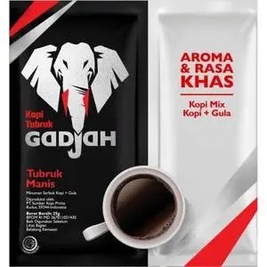 Cek Halal Gadjah Minuman Serbuk Kopi + Gula BPOM