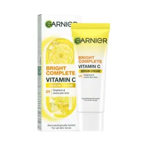 Cek Halal Garnier Bright Complete Vitamin C Serum Cream Uv BPOM