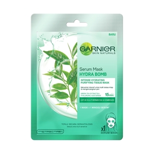 Cek Halal Garnier Skin Naturals Serum Mask Hydra Bomb Untuk Kulit Berminyak & Kombinasi BPOM
