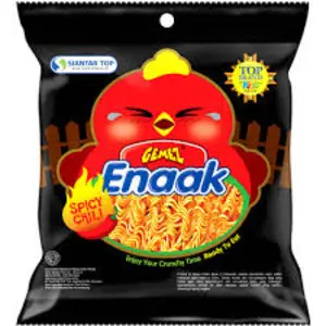 Cek Halal Gemez Enaak Makanan Ringan Mi Rasa Cabe Pedas