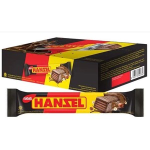 Cek Halal Hansel Wafer Krim Salut Cokelat Paduan Hazelnut
