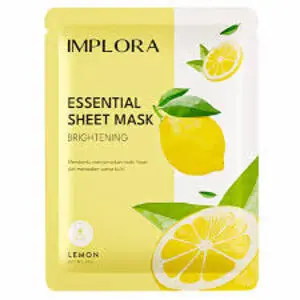 Cek Halal Implora Essential Sheet Mask Brightening