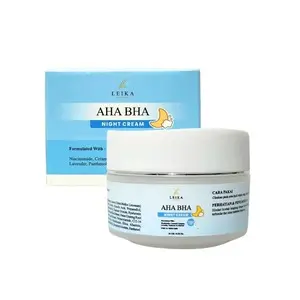 Leika Skincare Aha Bha Night Cream - Cekhalal.id