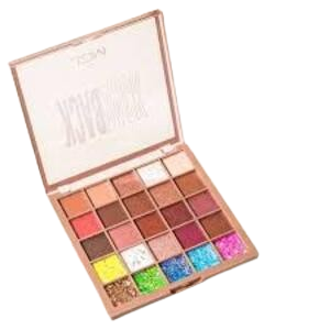 Cek Halal Mgl Magic Square 25 Color Eyeshadow Palette - Rose Pink 01
