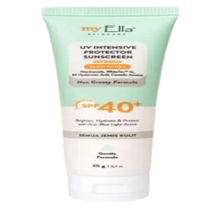 Cek Halal My Ella Skin Care Uv Intensive Protector Sunscreen SPF 40+ BPOM
