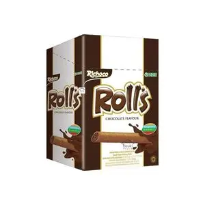 Cek Halal Nabati Rolls Richoco Wafer Roll Isi Krim Cokelat