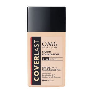 Cek Halal Omg Oh My Glam Coverlast Liquid Foundation 21w Light BPOM