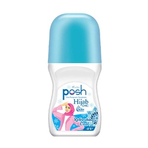 Cek Halal Posh Hijab Chic Refreshing Cool Anti Perspirant Deodorant Roll On BPOM