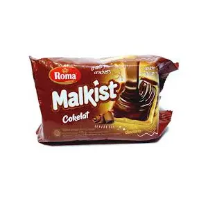 Cek Halal Roma Malkist dengan Krim Cokelat