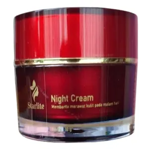 Cek Halal Starlite Night Cream Whitening + Acne & Collagen BPOM