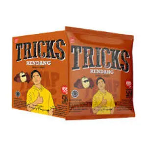Cek Halal Tricks Biskuit Kentang Rasa Rendang