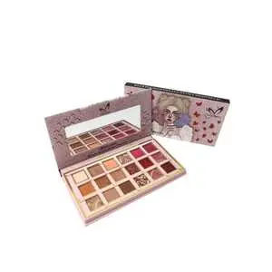 Cek Halal Vilevara 18 Colours Vegan Eyeshadow Palette 01 Sunset Pink BPOM