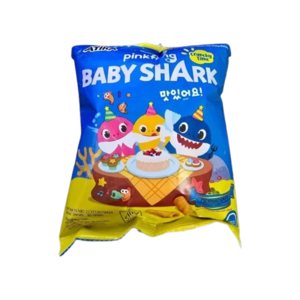 Cek Halal Atira (Desain Pinkfong Baby Shark - Biru) Makanan Ringan Ekstrudat Rasa Balado BPOM